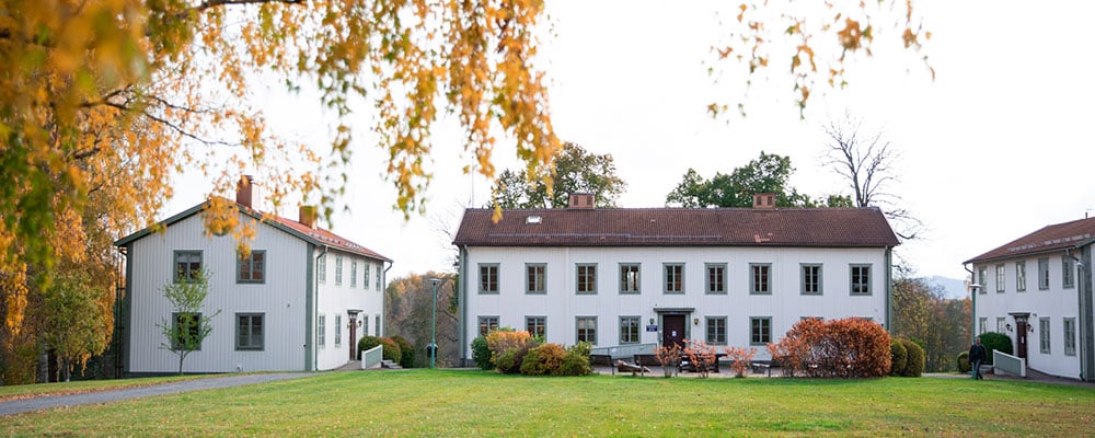 Bergsmansgården och flygelhus på Fornby folkhögskola