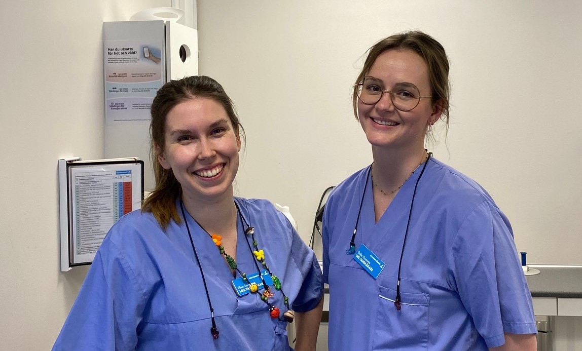 Eloïse Rossau och Ellen Snellman. Foto.